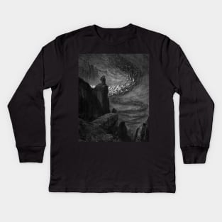 High Resolution Gustave Doré Illustration The Lustful Kids Long Sleeve T-Shirt